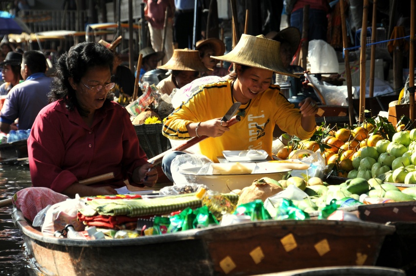 Tajlandia - Floating Market Dumnoen Saduak