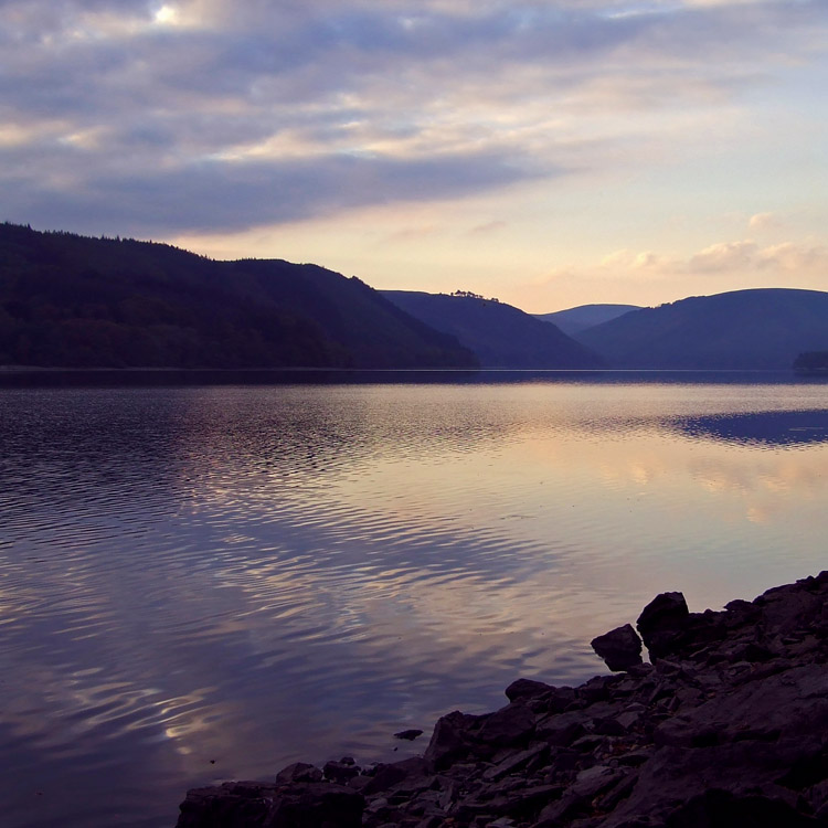 Lake Vyrnwy, Sunset