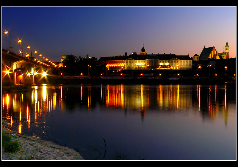 Warszawa o zmierzchu...