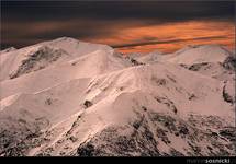 Tatry po zachodzie słońca...