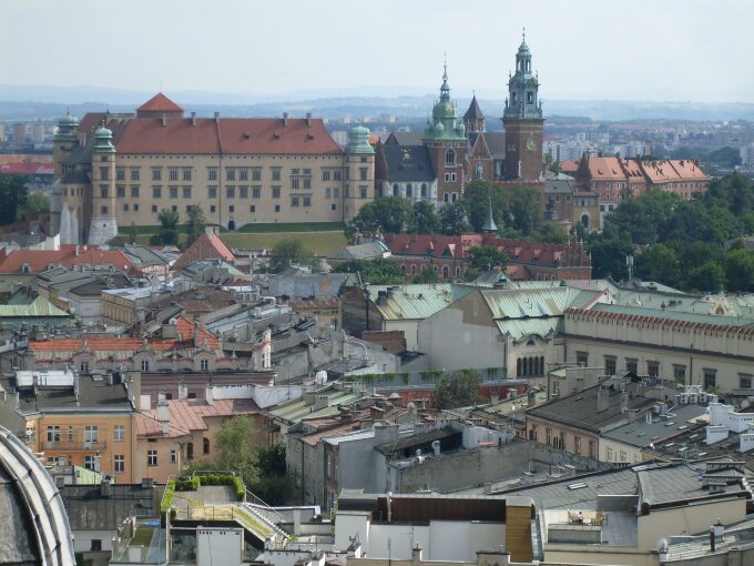 Wawel z Wieży Mariackiej