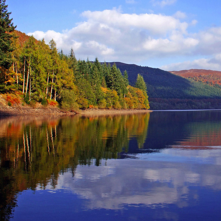 Lake Vyrnwy, Autumn