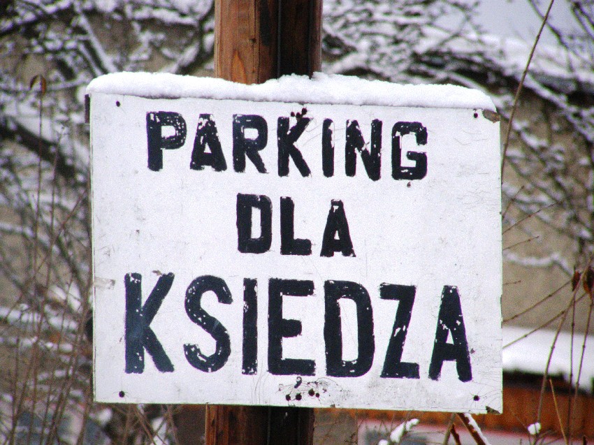 Parking dla księdza