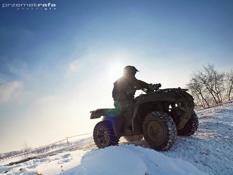 ATV Rider silhouette...