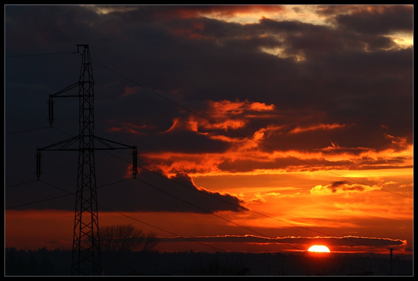 WIDOK Z BALKONU 28.02.2009r.