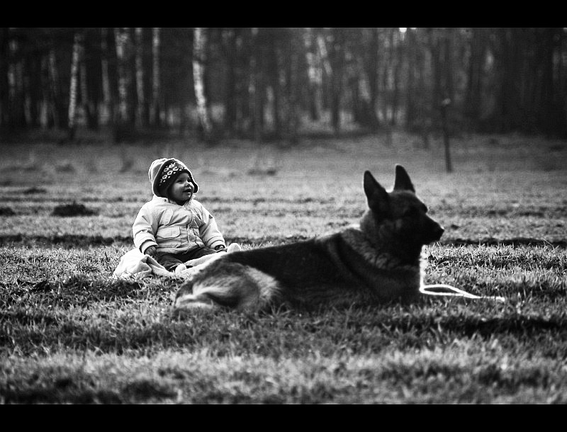 L\\\'Enfant des Loups II B&W