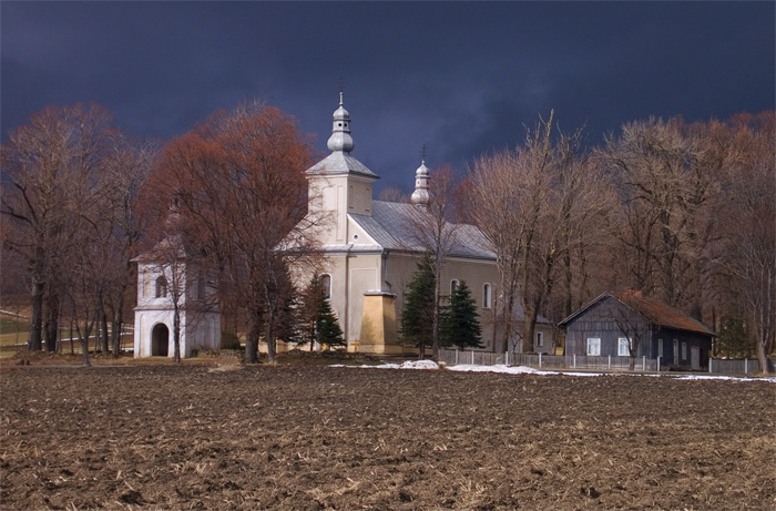 Tuż przed śniezycą...- Odrzechowa