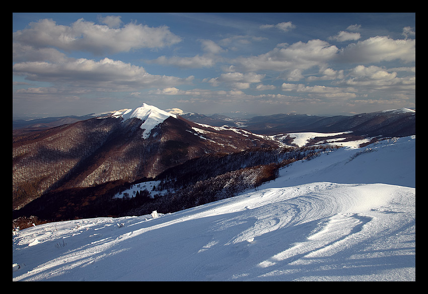 Zimowe Bieszczady.