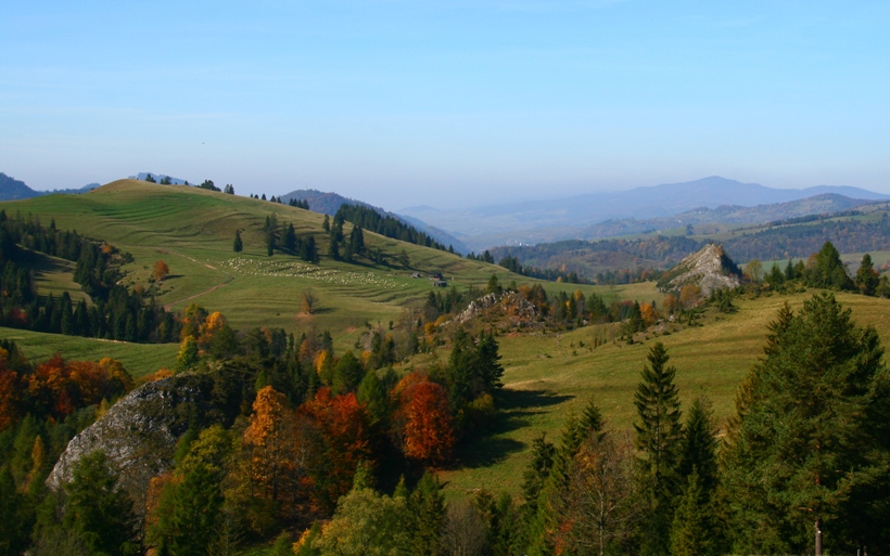 Pieniny jesienią