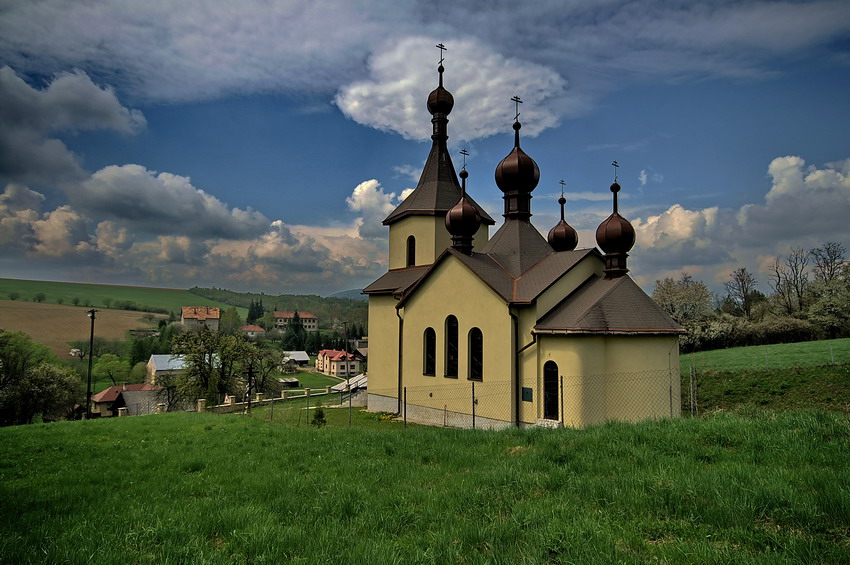 Cerkiew śś. Kosmy i Damiana w Olsavce - Słowacja