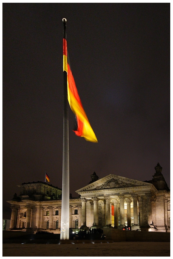 Eine Nationalflagge