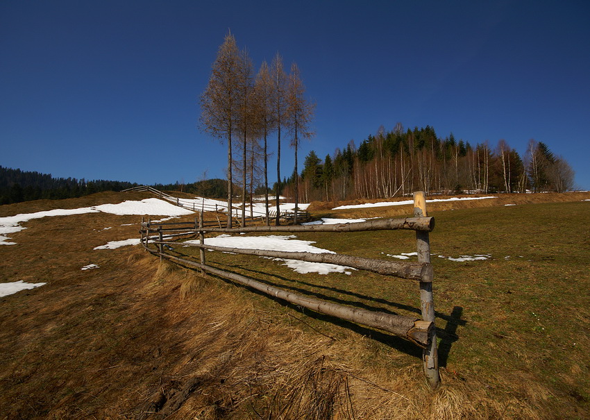 krajobraz gorczański - okolice Poręby Górnej