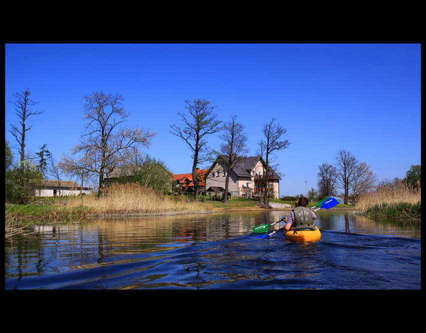 widok z kajaka