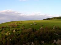 Beskid Niski popołudniową porą