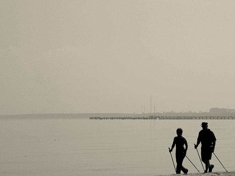 Dzień na plaży.