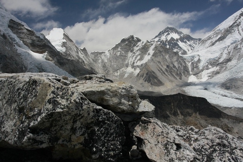 a w Himalajach... (około 5700m n.p.m.)