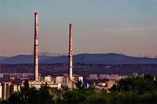 Krakowska elektro ciepłownia i Tatry