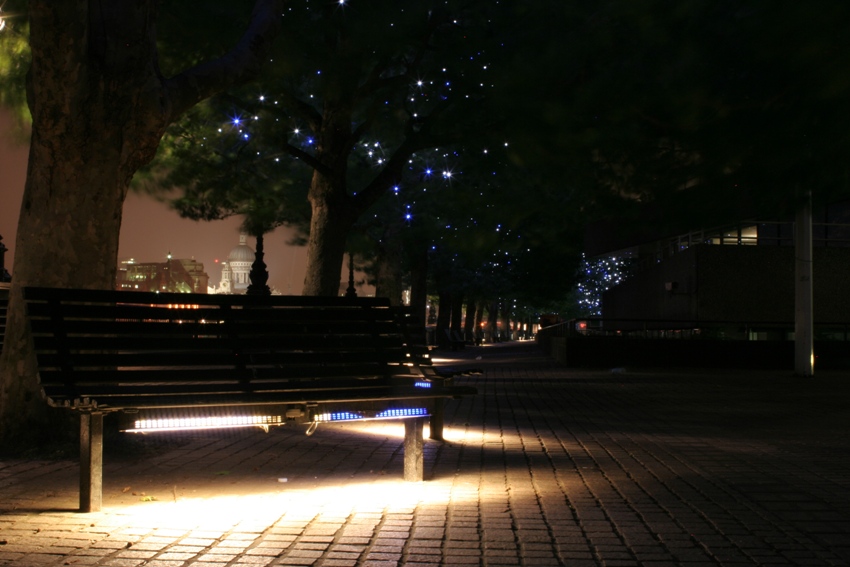 Thames Path by night