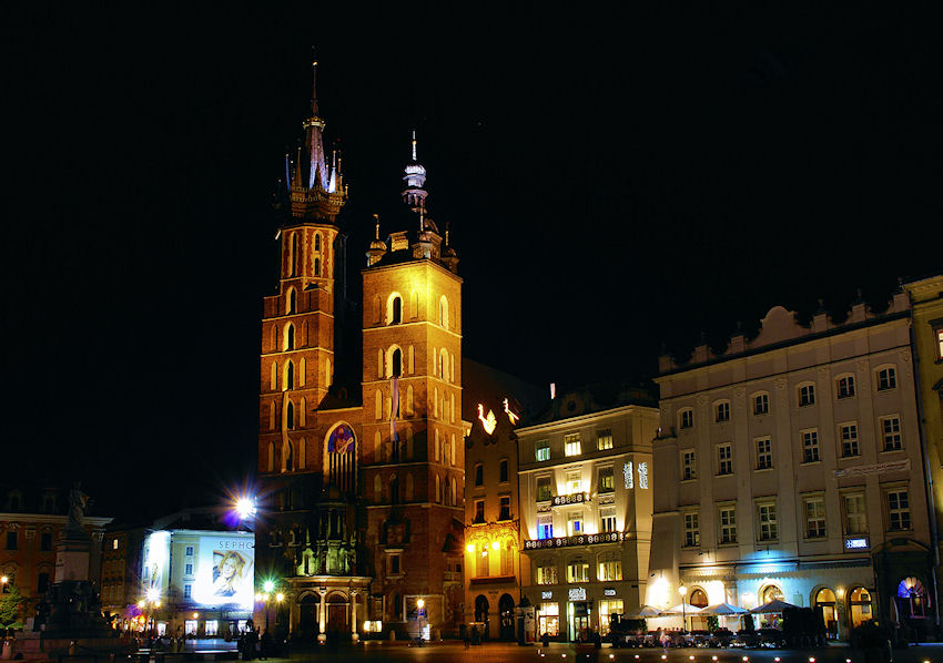 Kraków nocą