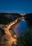 Avon Gorge i Clifton Suspension Bridge