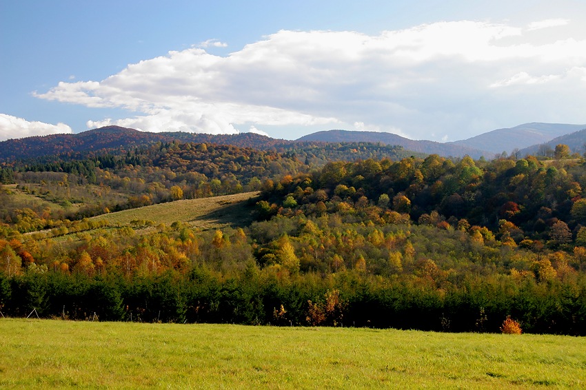 Jesienne  Bieszczady