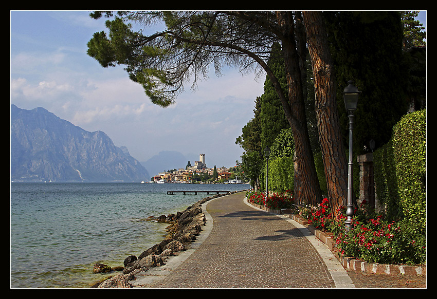 Malcesine nad Gardą .