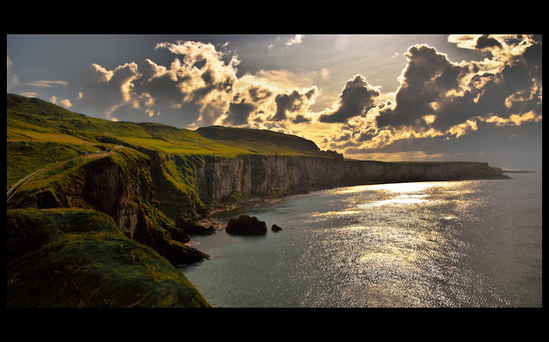 klify przy Carrick a Rede