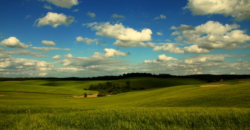 Ńa północy też są górki.