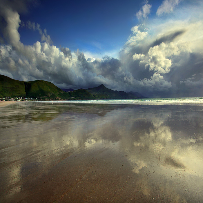 Plaża Rossbeigh.. Irlandia