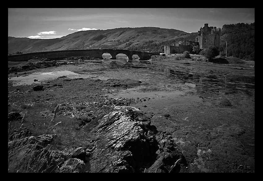 Eilean Donan od mniej popularnej strony