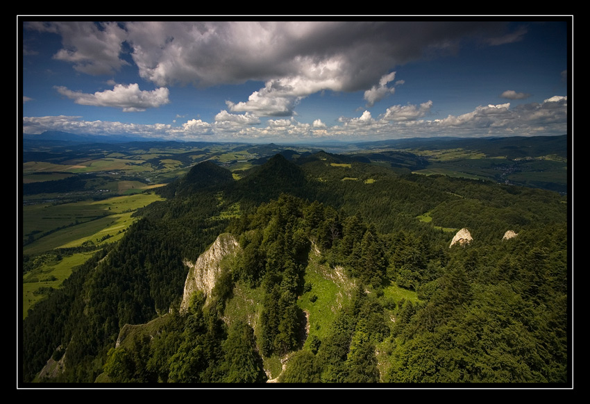 widok z Trzech Koron