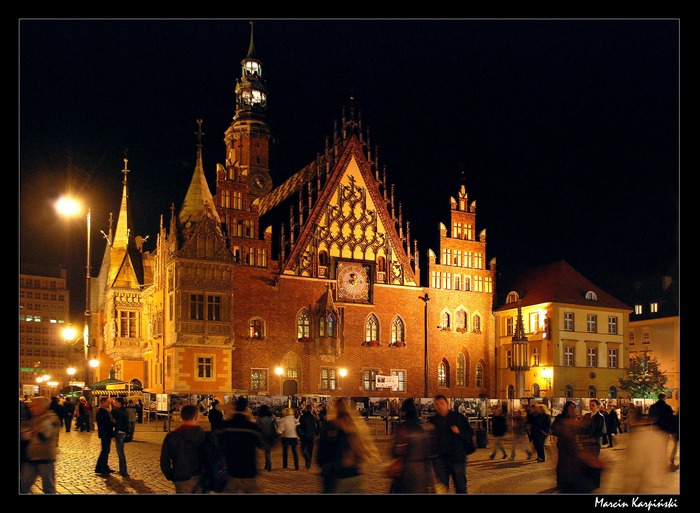 Wrocław nocą