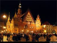 Wrocław nocą