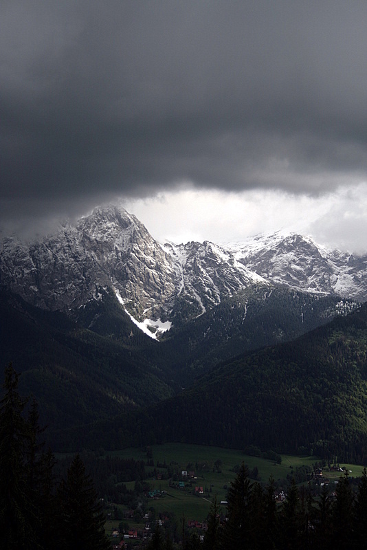 Widok z Gubałówi na Zakopane