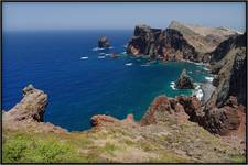 Zwykły widok na Ponta de Sao Lourenco