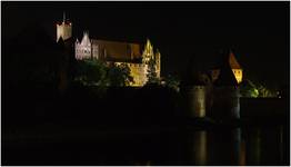 Malbork nocą