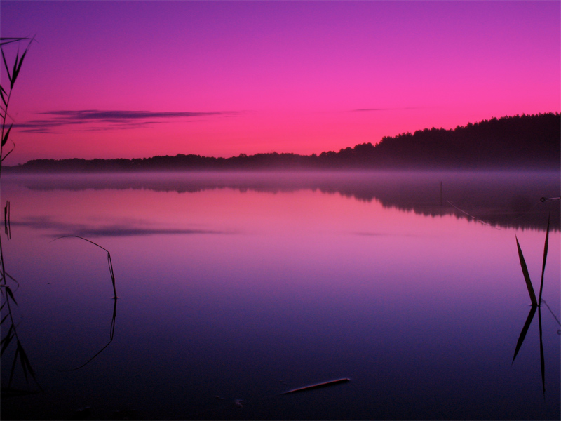 Wschód nad jez. Juksty