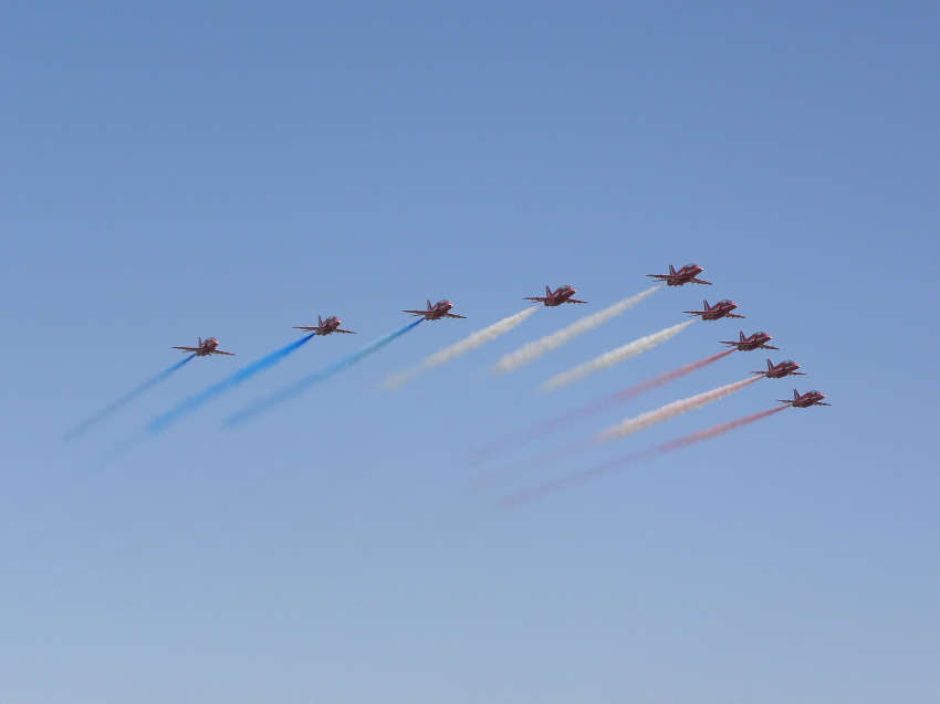 red arrows