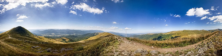 Bieszczady - Widok z tarniczki