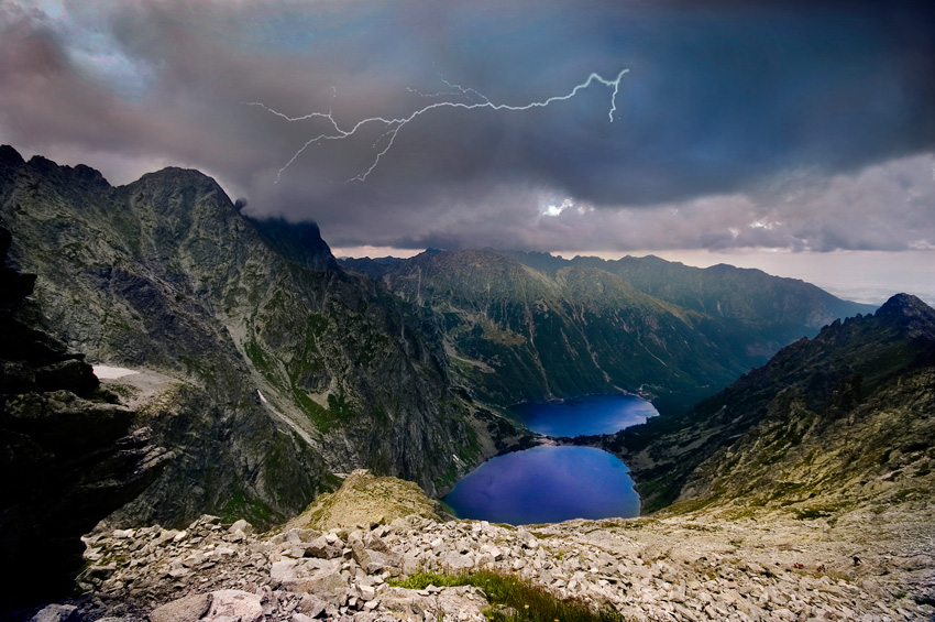 Czarne chmura nad Rysami