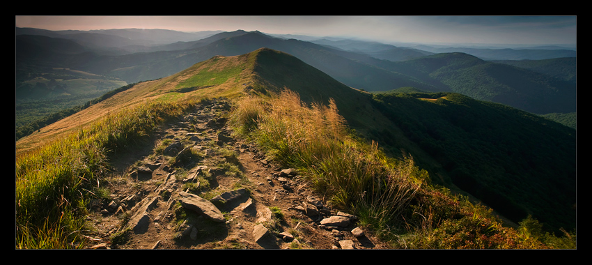 Widok z Caryńskeij (Bieszczady)