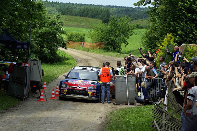 Loeb na mecie os 66 Rajdu Polskiego