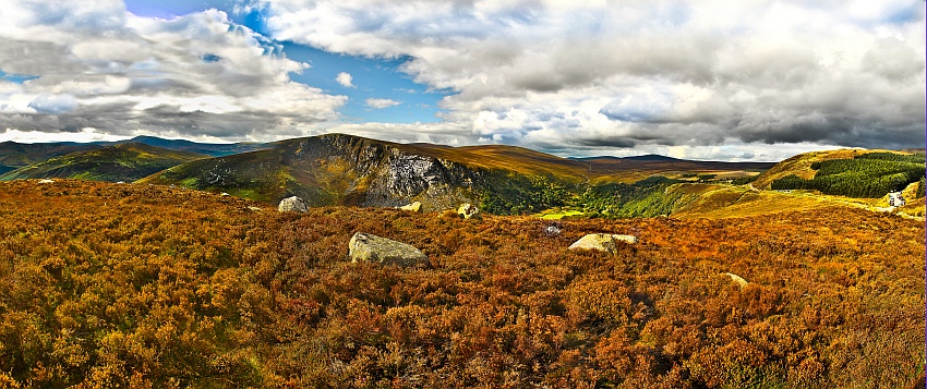 Lough Tay panoramka