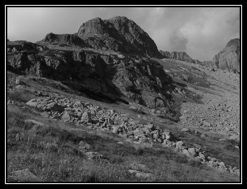 Tatry w b-w