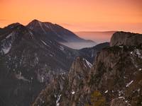 Tatry o zachodzie...