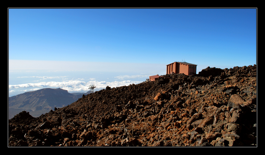 Górna stacja kolejki na Pico del Teide