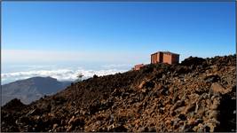 Górna stacja kolejki na Pico del Teide