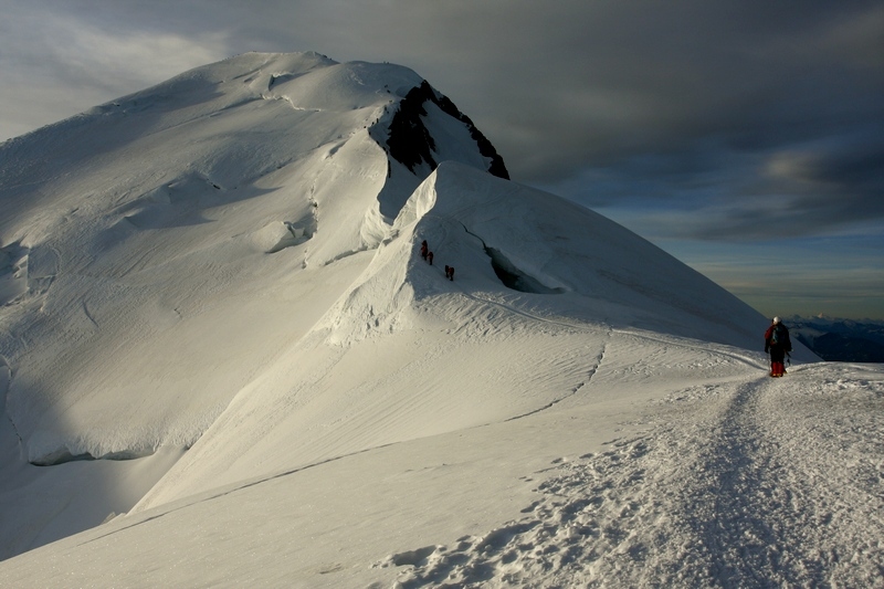 w Alpach - w drodze na Mont Blanc