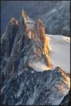 Aiguille du Midi o świcie.