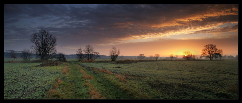 Panoramiczny wschód